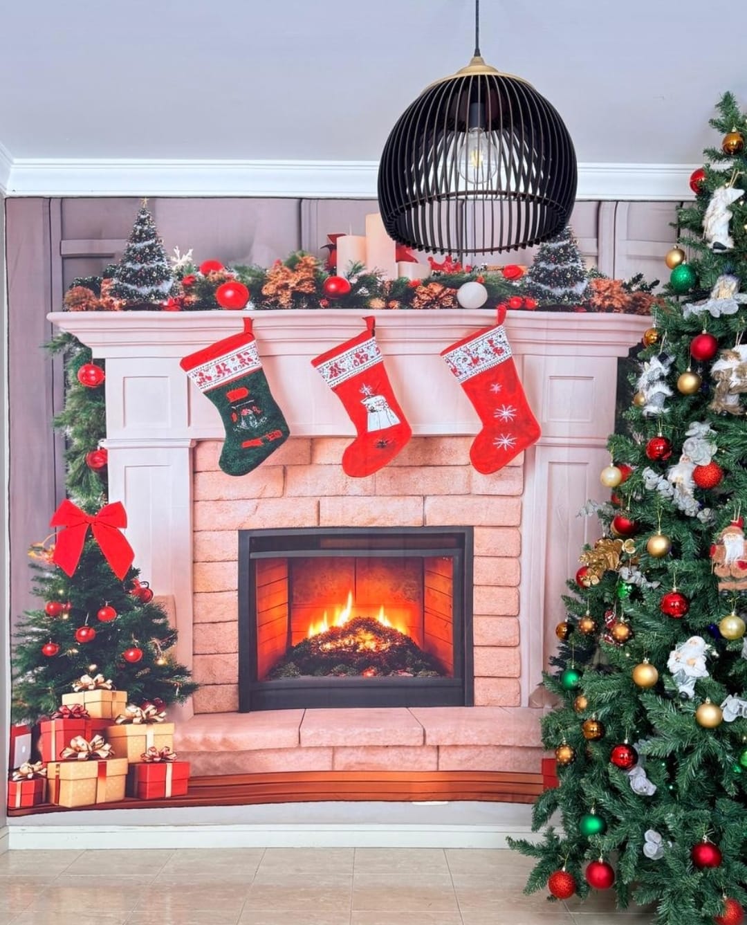 Miniatura 3 de TELON DE NAVIDAD PARED - DISEÑO: ARBOLBLANCO